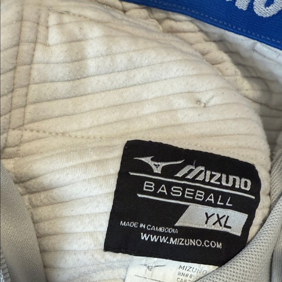 Mizuno Kids Gray baseball pants - Picture 3 of 5